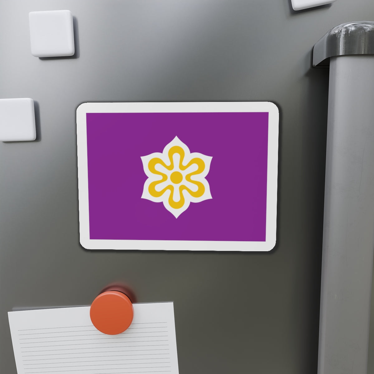 Flag of Kyoto Prefecture Japan - Die-Cut Magnet-The Sticker Space