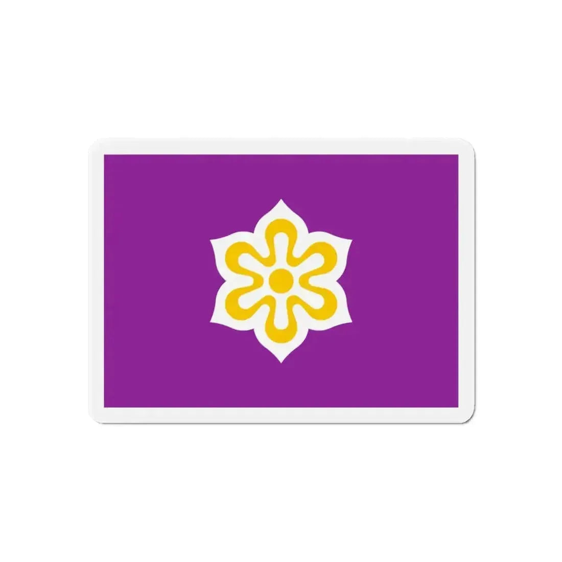 Flag of Kyoto Prefecture Japan - Refrigerator Magnet - The Sticker Space
