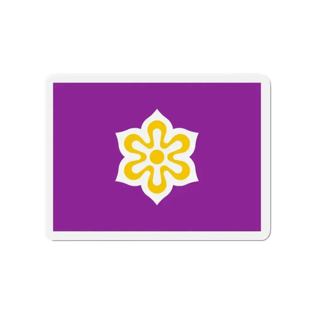Flag of Kyoto Prefecture Japan - Refrigerator Magnet - The Sticker Space