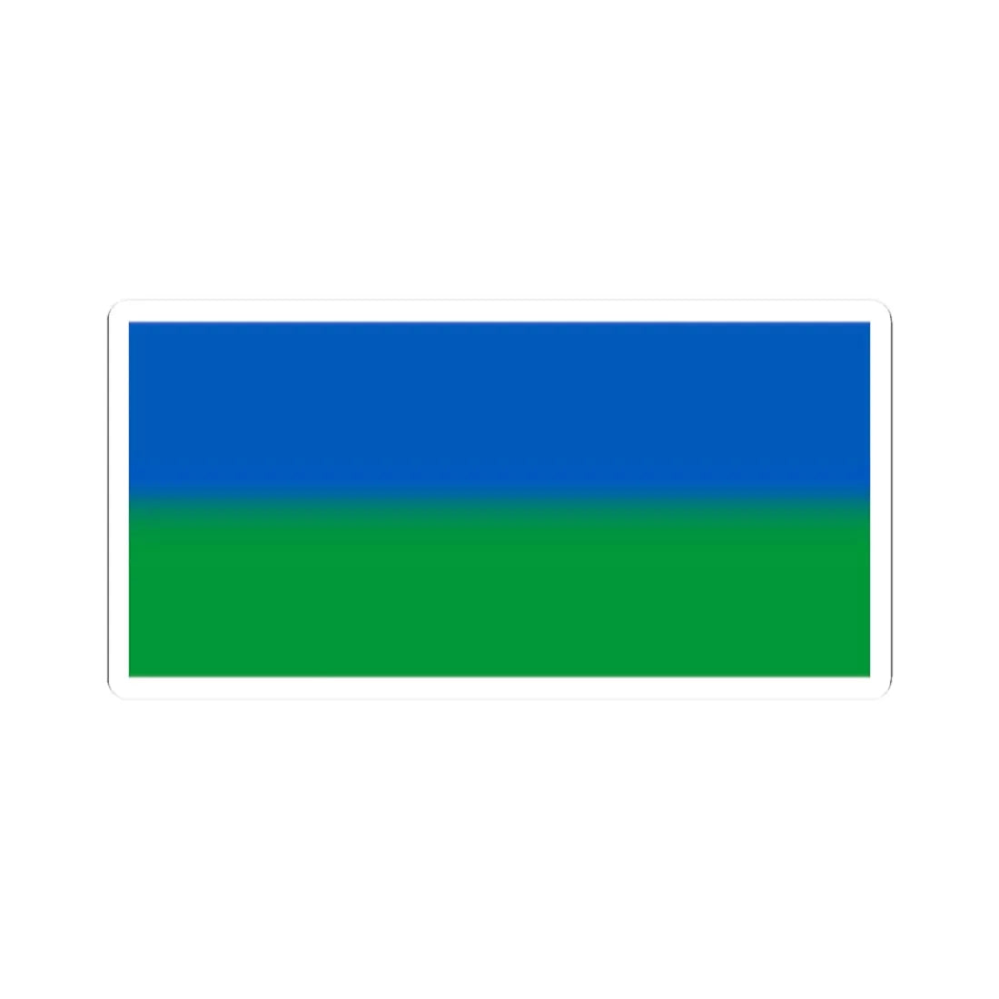Flag of Kyrykivka (Ukraine) STICKER Vinyl Kiss-Cut Decal 2 Inch White - The Sticker Space