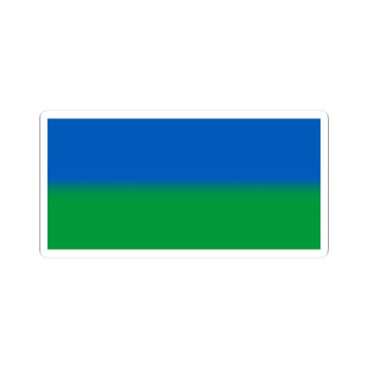 Flag of Kyrykivka (Ukraine) STICKER Vinyl Kiss-Cut Decal 3 Inch White - The Sticker Space