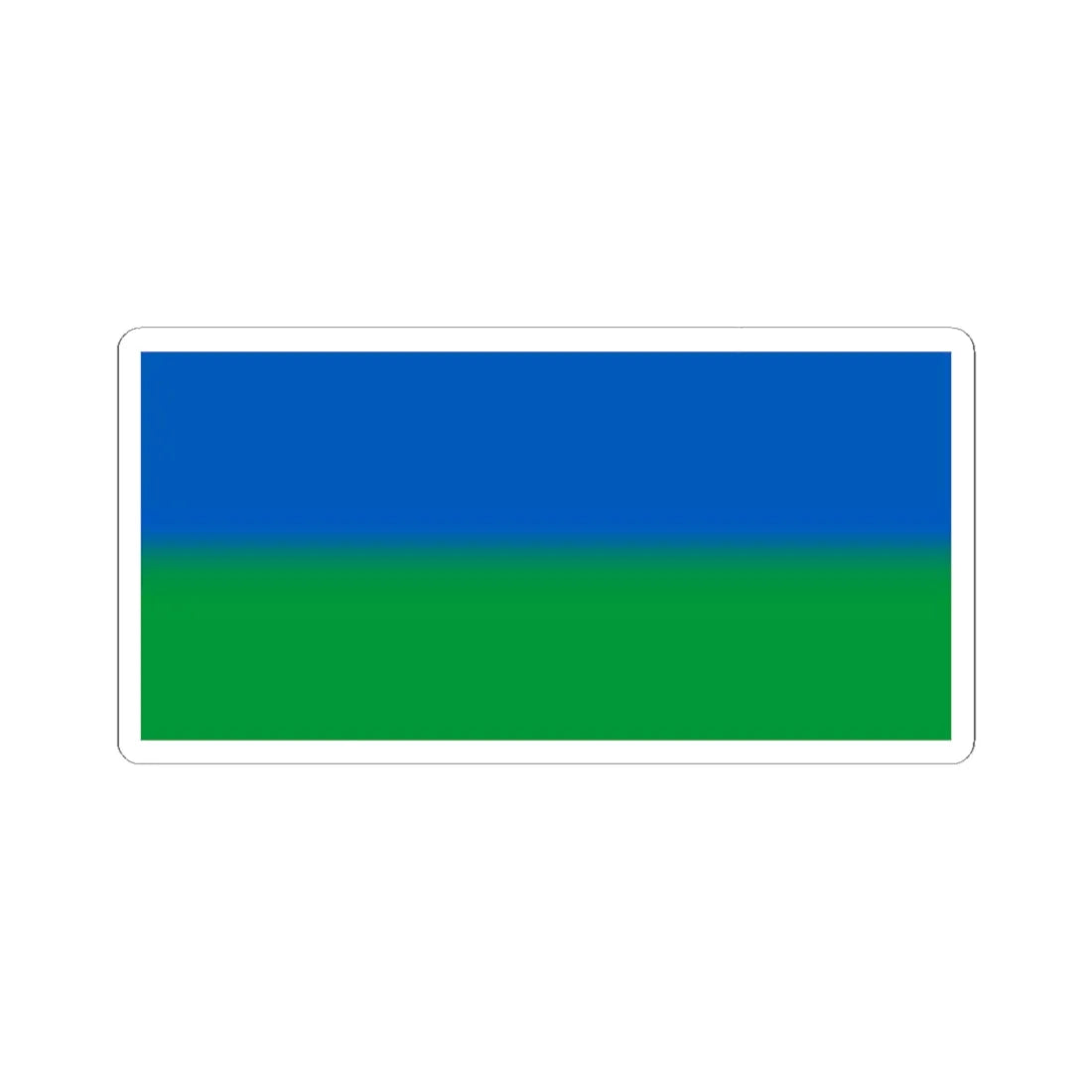 Flag of Kyrykivka (Ukraine) STICKER Vinyl Kiss-Cut Decal 6 Inch White - The Sticker Space