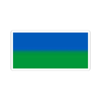 Flag of Kyrykivka (Ukraine) STICKER Vinyl Kiss-Cut Decal 6 Inch White - The Sticker Space