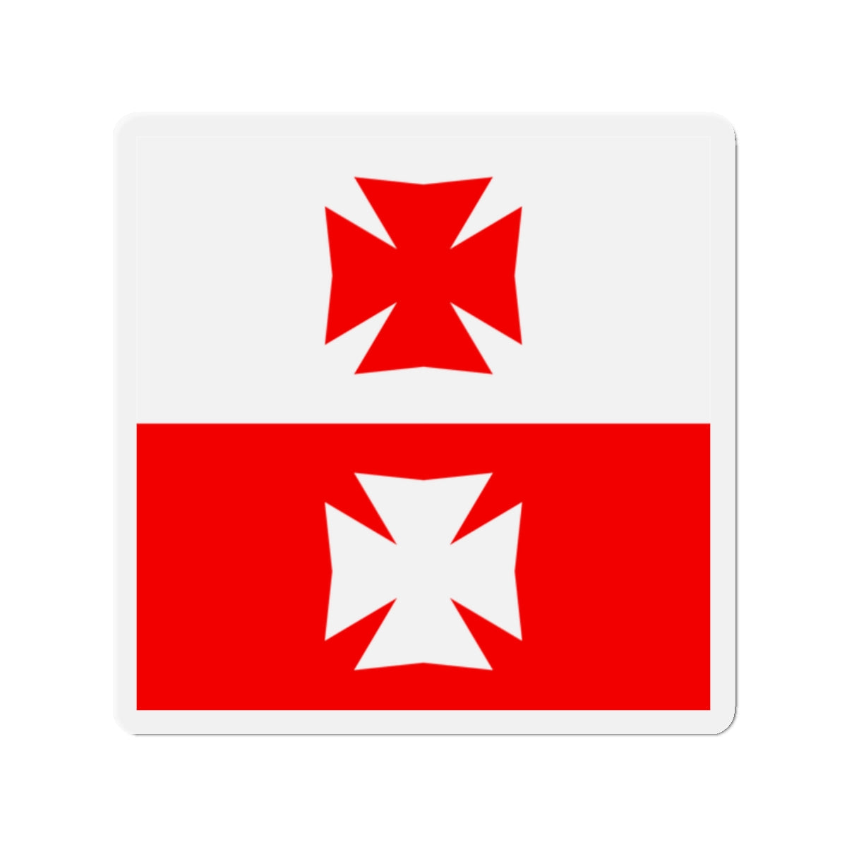 Flag of La Chaux Switzerland - Die-Cut Magnet-2" x 2"-The Sticker Space