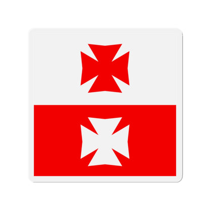 Flag of La Chaux Switzerland - Die-Cut Magnet-2" x 2"-The Sticker Space