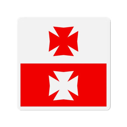 Flag of La Chaux Switzerland - Refrigerator Magnet 2 Inch - The Sticker Space
