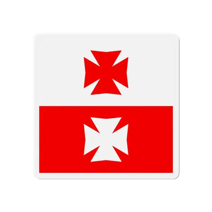 Flag of La Chaux Switzerland - Refrigerator Magnet - The Sticker Space