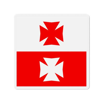 Flag of La Chaux Switzerland - Refrigerator Magnet - The Sticker Space