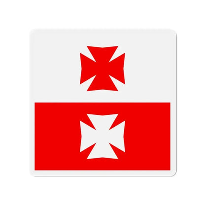 Flag of La Chaux Switzerland - Refrigerator Magnet - The Sticker Space