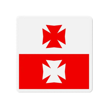 Flag of La Chaux Switzerland - Refrigerator Magnet - The Sticker Space