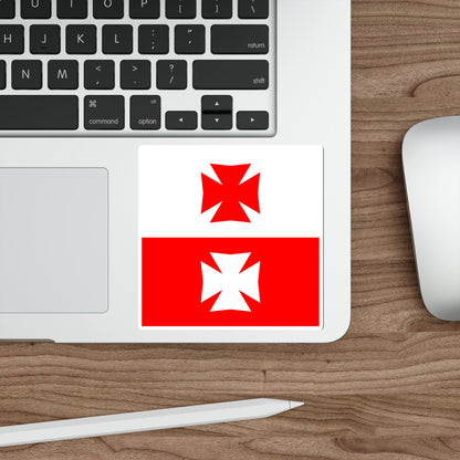 Flag of La Chaux Switzerland STICKER Vinyl Die-Cut Decal-The Sticker Space