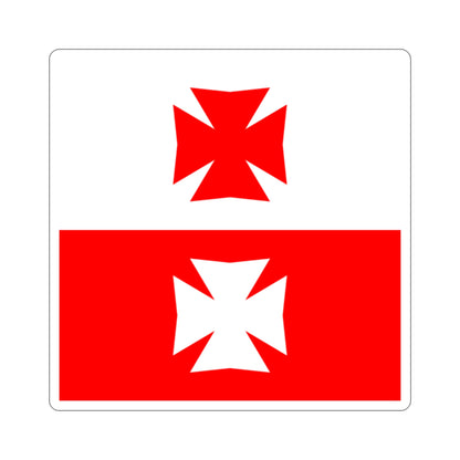 Flag of La Chaux Switzerland STICKER Vinyl Die-Cut Decal-2 Inch-The Sticker Space