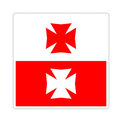 Flag of La Chaux Switzerland STICKER Vinyl Die-Cut Decal-6 Inch-The Sticker Space