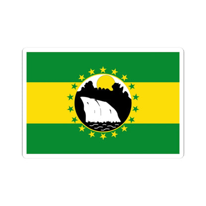 Flag of La Chorrera (Panama) STICKER Vinyl Kiss-Cut Decal 3 Inch White - The Sticker Space