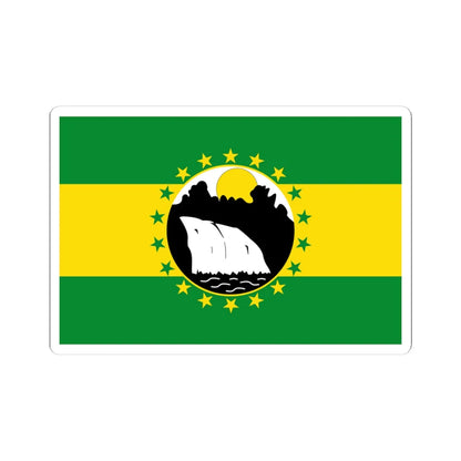 Flag of La Chorrera (Panama) STICKER Vinyl Kiss-Cut Decal 4 Inch White - The Sticker Space