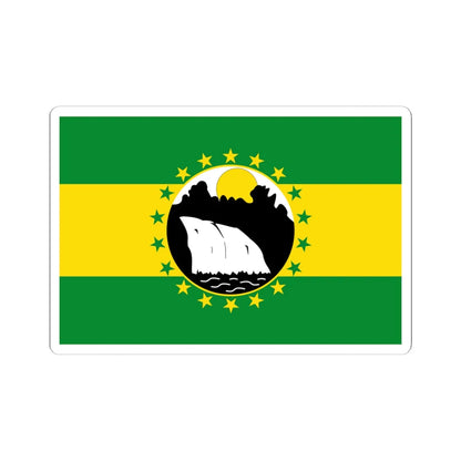 Flag of La Chorrera (Panama) STICKER Vinyl Kiss-Cut Decal 6 Inch White - The Sticker Space