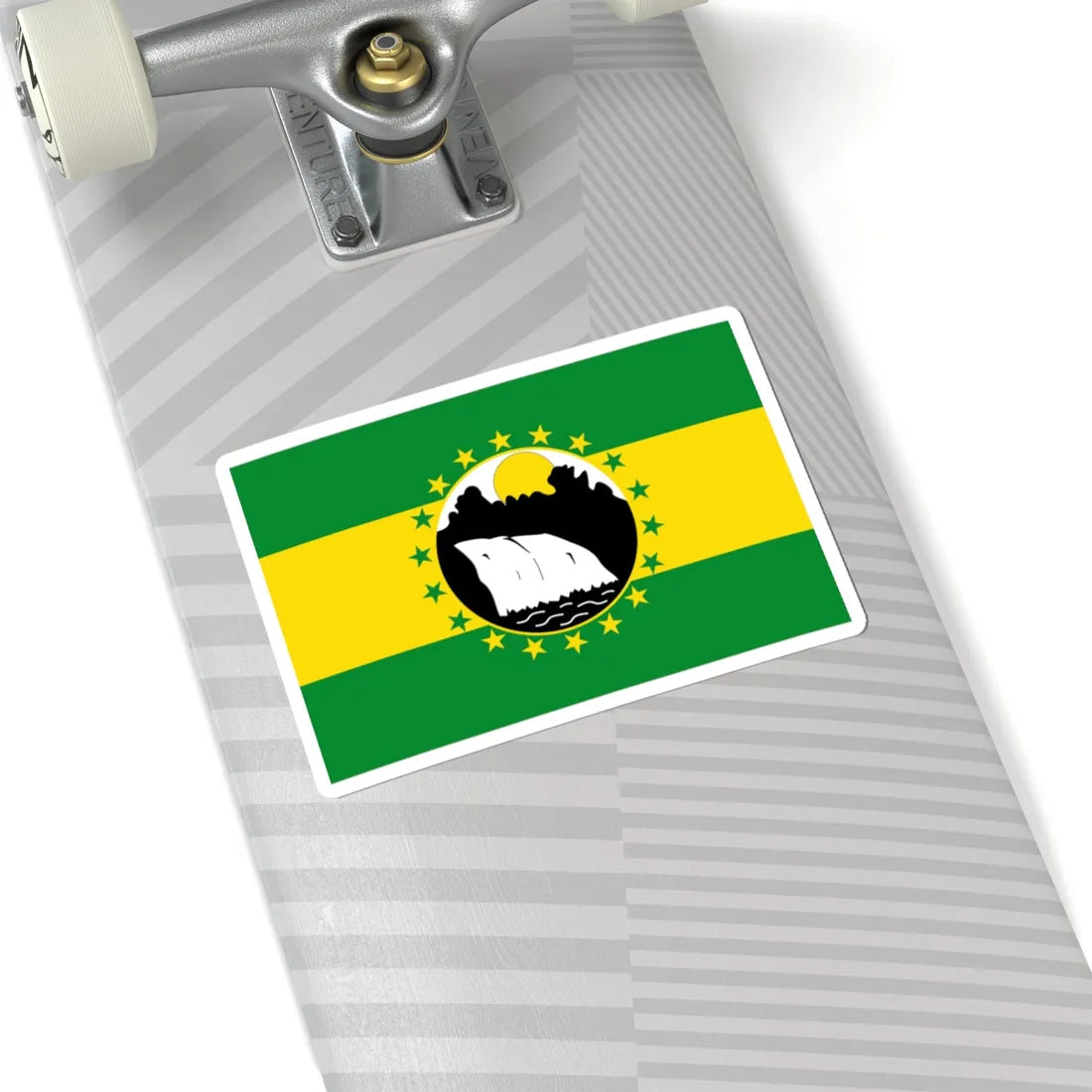 Flag of La Chorrera (Panama) STICKER Vinyl Kiss-Cut Decal - The Sticker Space