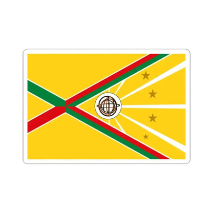 Flag of La Concordia (Ecuador) STICKER Vinyl Kiss-Cut Decal 2 Inch White - The Sticker Space