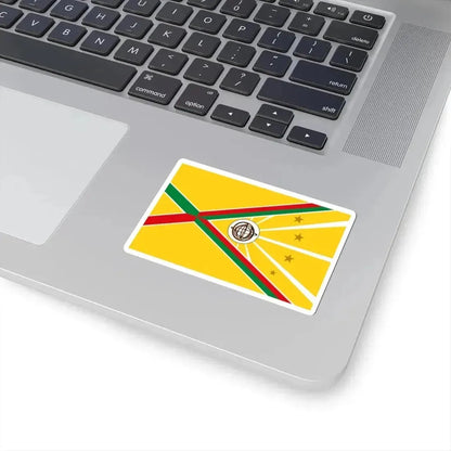 Flag of La Concordia (Ecuador) STICKER Vinyl Kiss-Cut Decal - The Sticker Space