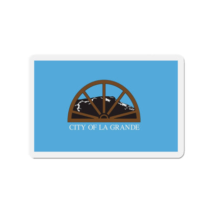 Flag of La Grande Oregon - Die-Cut Magnet-2" x 2"-The Sticker Space