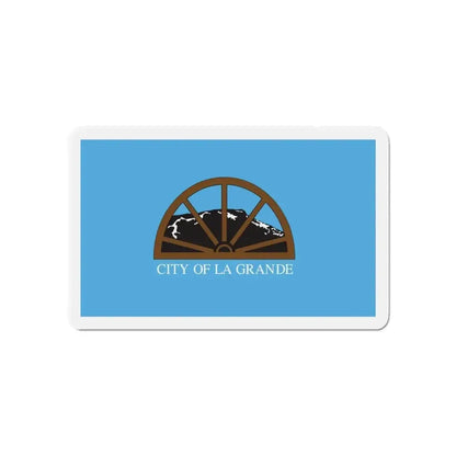Flag of La Grande Oregon - Refrigerator Magnet - The Sticker Space