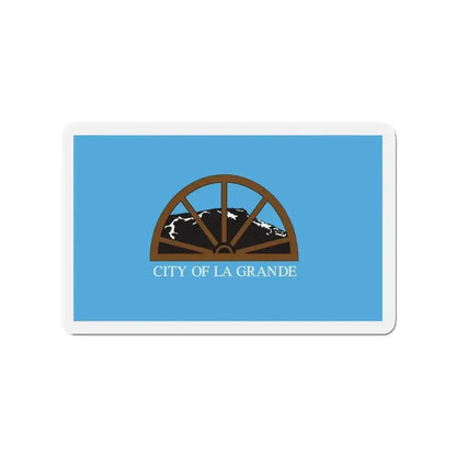 Flag of La Grande Oregon - Refrigerator Magnet - The Sticker Space