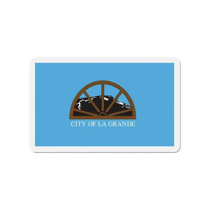 Flag of La Grande Oregon - Refrigerator Magnet - The Sticker Space