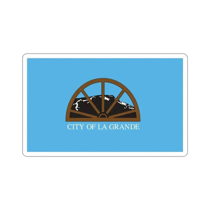 Flag of La Grande Oregon USA STICKER Vinyl Die-Cut Decal 5 Inch - The Sticker Space