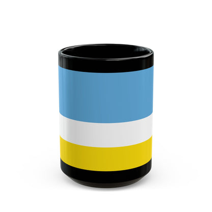 Flag of La Libertad Ecuador - Black Coffee Mug-15oz-The Sticker Space