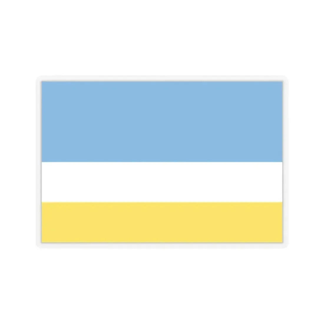 Flag of La Libertad Ecuador - STICKER Vinyl Kiss-Cut Decal 2 Inch Transparent - The Sticker Space