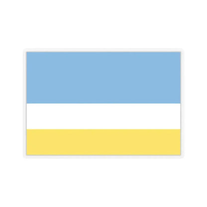 Flag of La Libertad Ecuador - STICKER Vinyl Kiss-Cut Decal 2 Inch Transparent - The Sticker Space