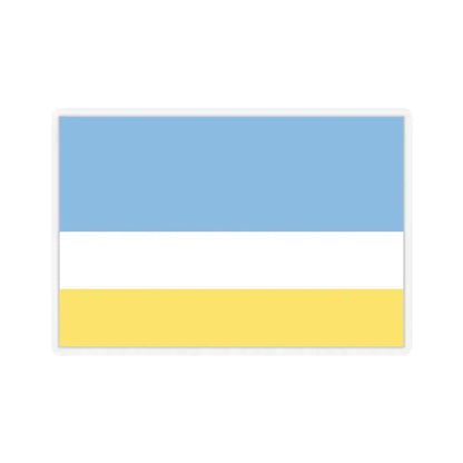 Flag of La Libertad Ecuador - STICKER Vinyl Kiss-Cut Decal 3 Inch Transparent - The Sticker Space