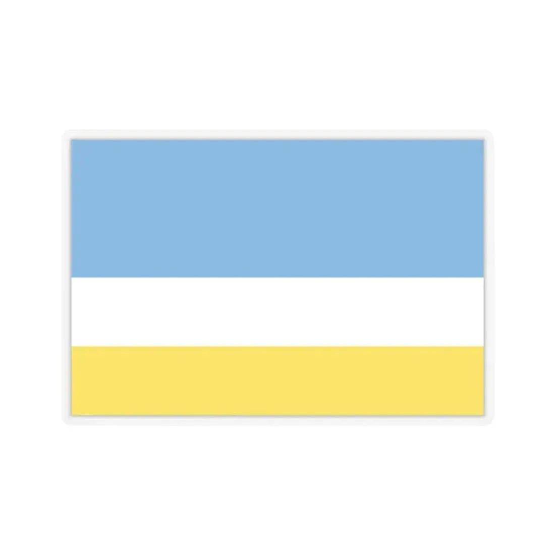 Flag of La Libertad Ecuador - STICKER Vinyl Kiss-Cut Decal 6 Inch Transparent - The Sticker Space