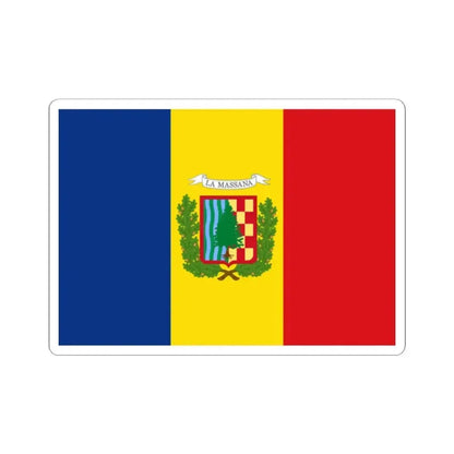 Flag of La Massana (Andorra) STICKER Vinyl Kiss-Cut Decal 2 Inch White - The Sticker Space