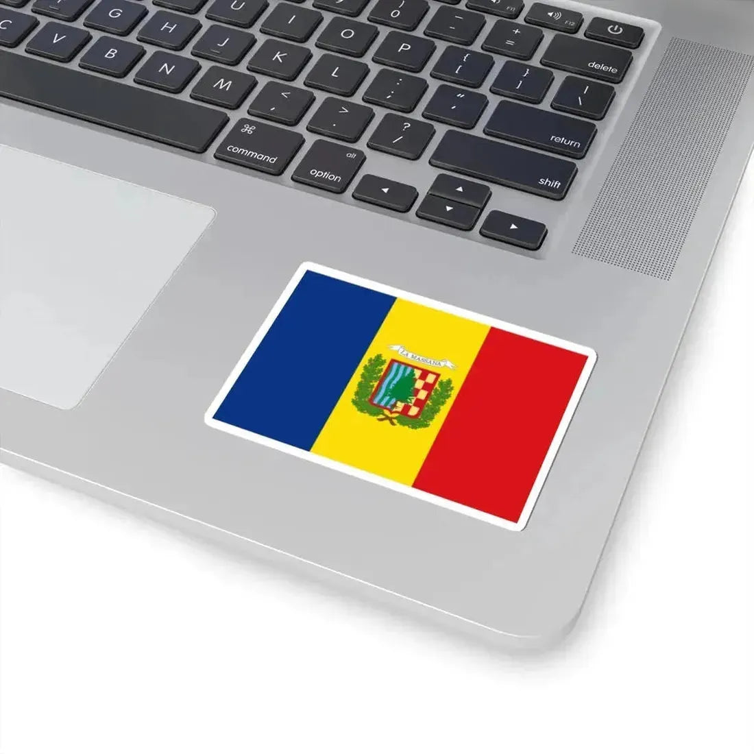 Flag of La Massana (Andorra) STICKER Vinyl Kiss-Cut Decal - The Sticker Space