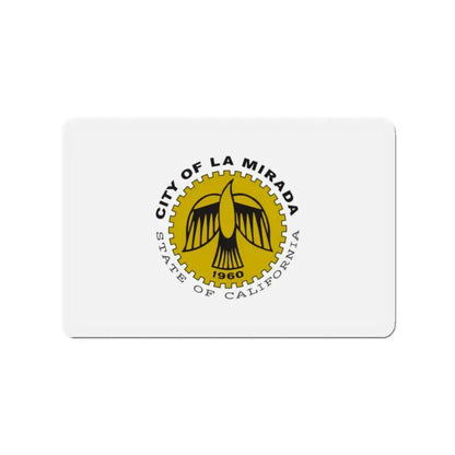 Flag of La Mirada California - Refrigerator Magnet 2 Inch - The Sticker Space