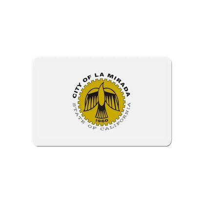 Flag of La Mirada California - Refrigerator Magnet 6 Inch - The Sticker Space