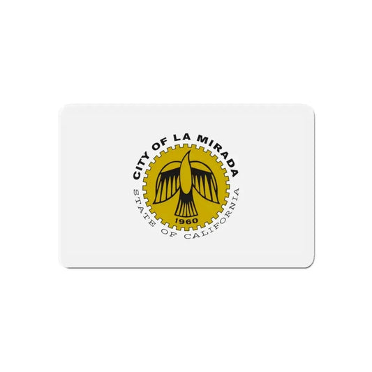 Flag of La Mirada California - Refrigerator Magnet 6 Inch - The Sticker Space