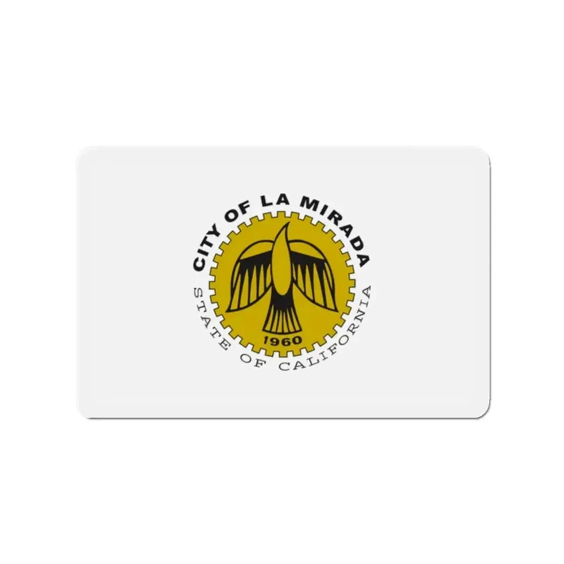 Flag of La Mirada California - Refrigerator Magnet - The Sticker Space