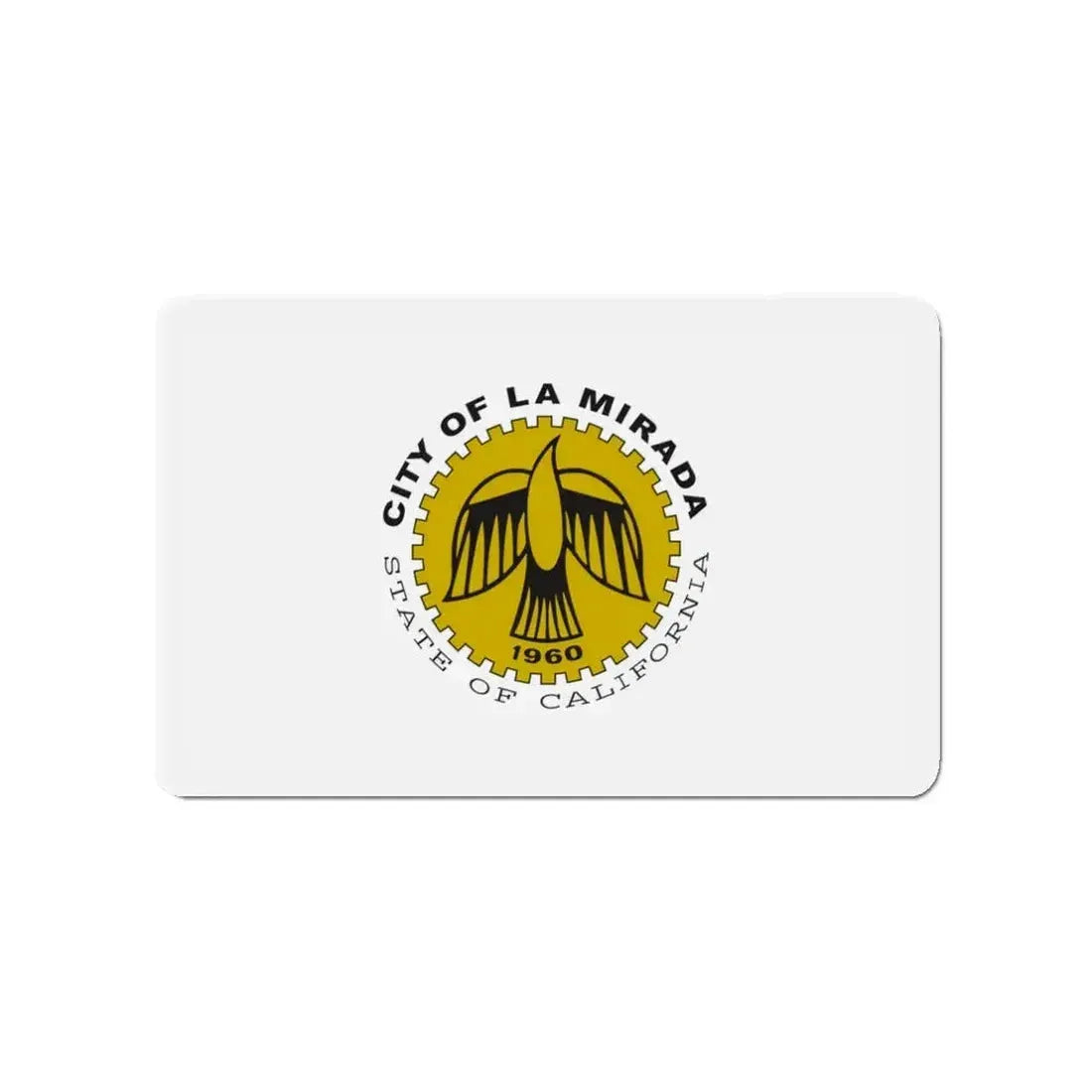 Flag of La Mirada California - Refrigerator Magnet - The Sticker Space