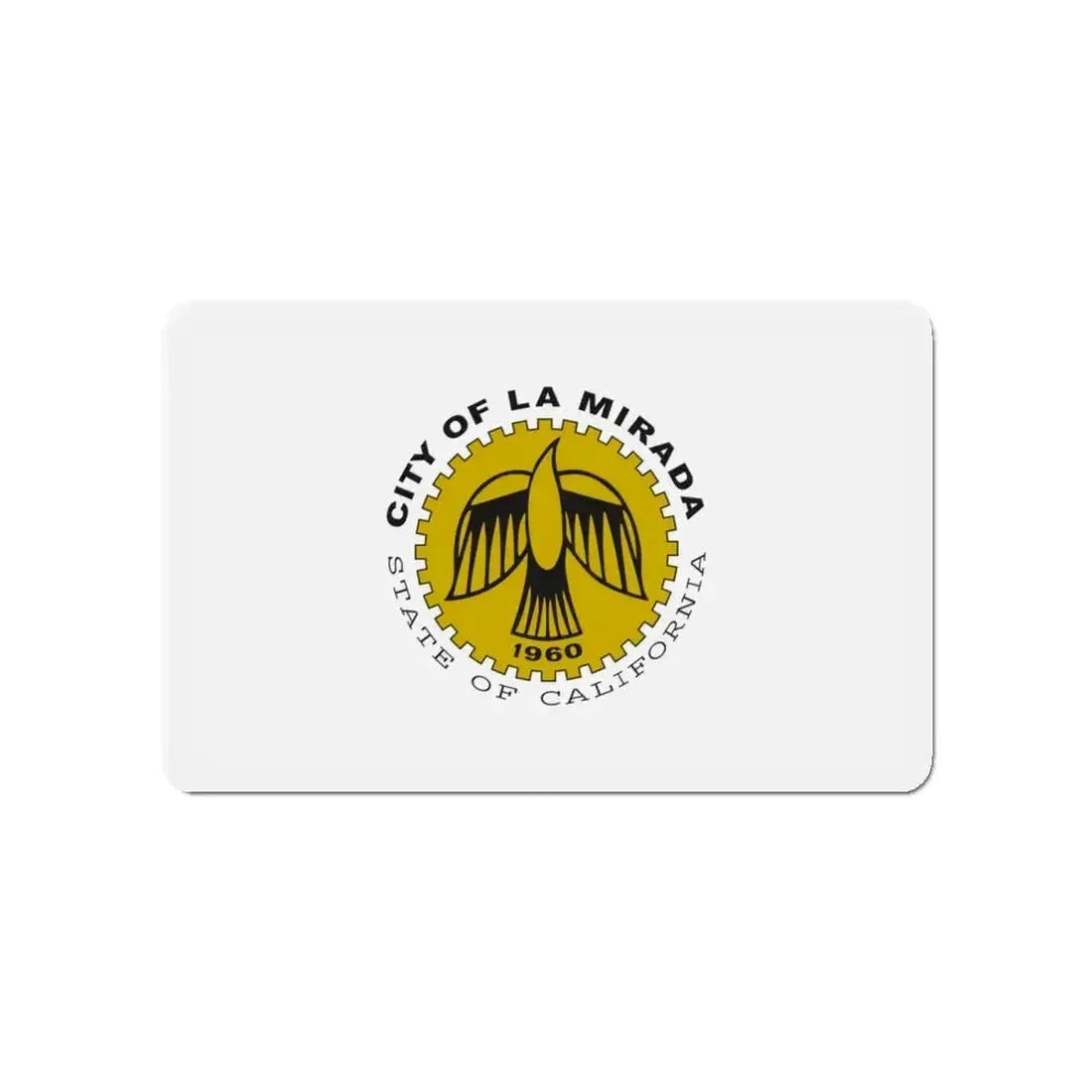 Flag of La Mirada California - Refrigerator Magnet - The Sticker Space