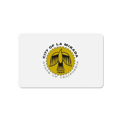Flag of La Mirada California - Refrigerator Magnet - The Sticker Space