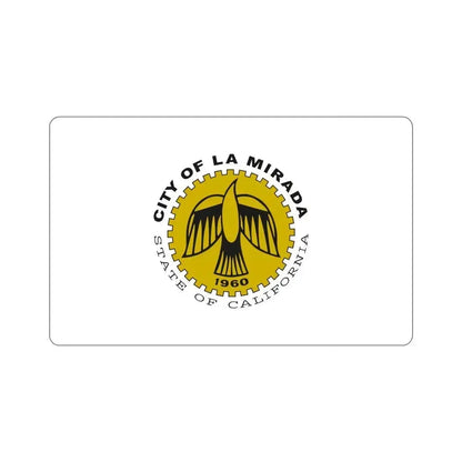 Flag of La Mirada California USA STICKER Vinyl Die-Cut Decal 5 Inch - The Sticker Space