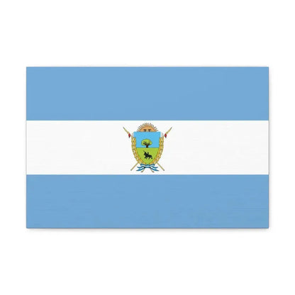 Flag of La Pampa Province Argentina - Canvas Wall Art 18″ x 12″ 1.25" - The Sticker Space