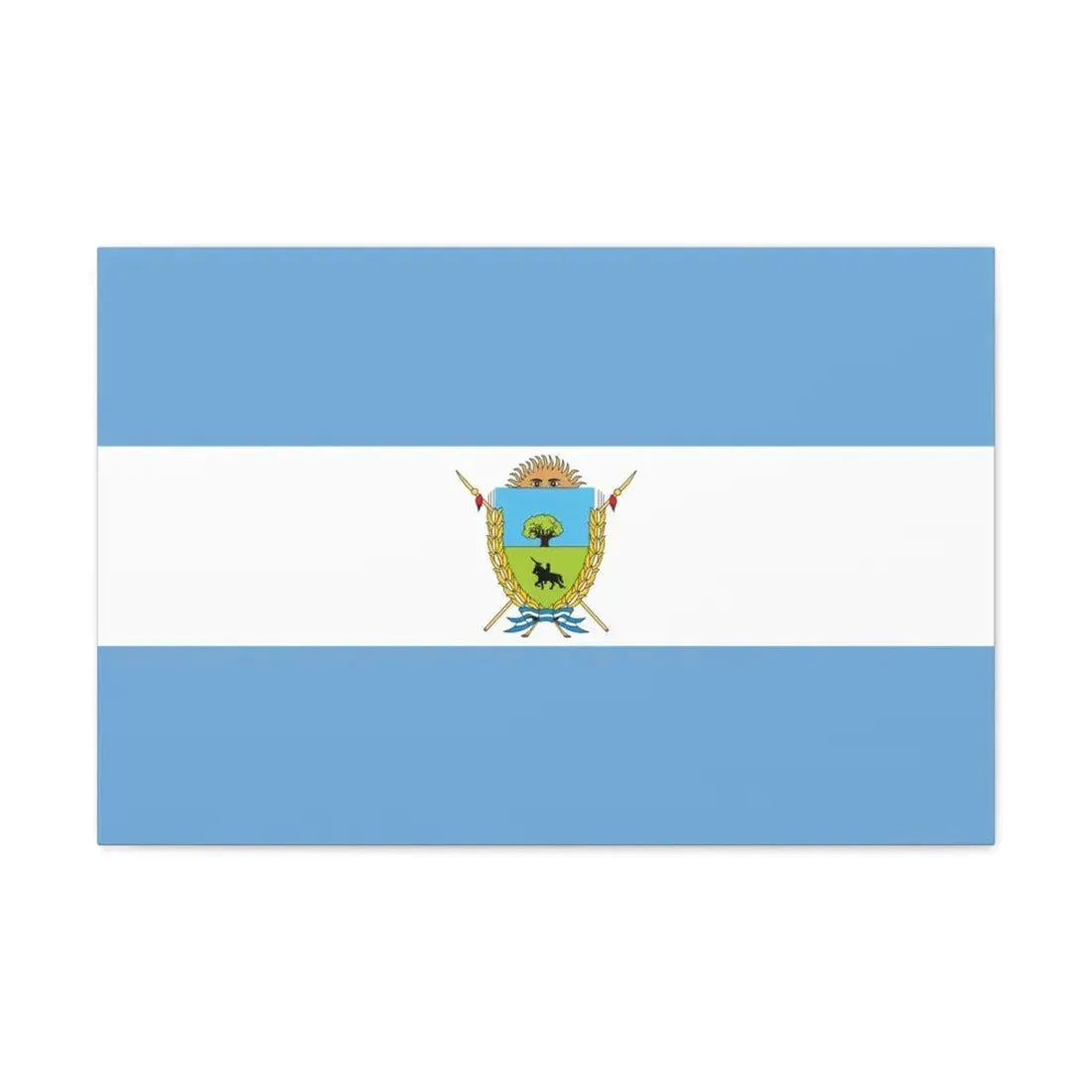 Flag of La Pampa Province Argentina - Canvas Wall Art 30" x 20" 1.25" - The Sticker Space