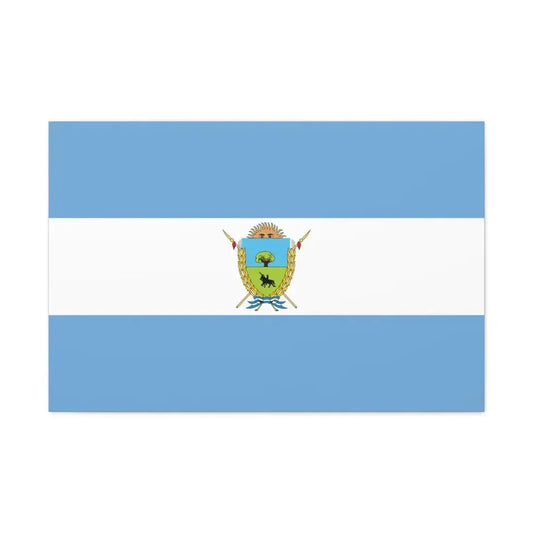 Flag of La Pampa Province Argentina - Canvas Wall Art 36" x 24" 1.25" - The Sticker Space
