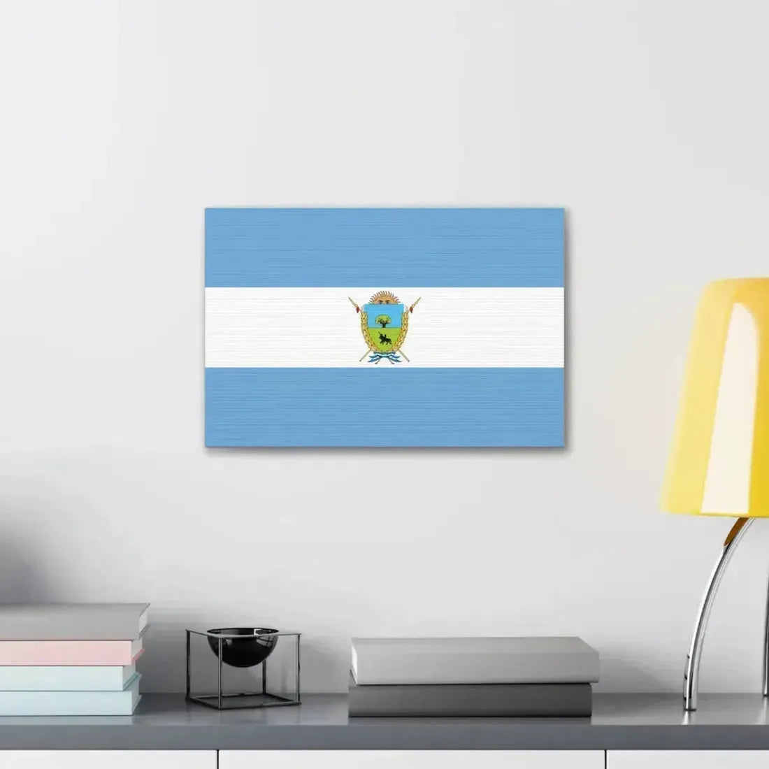 Flag of La Pampa Province Argentina - Canvas Wall Art - The Sticker Space