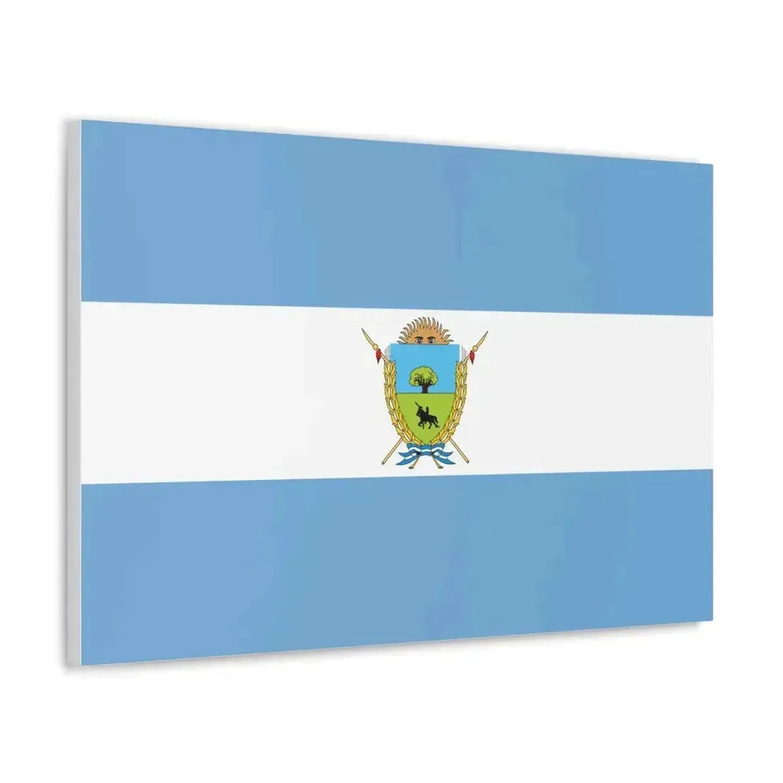 Flag of La Pampa Province Argentina - Canvas Wall Art - The Sticker Space