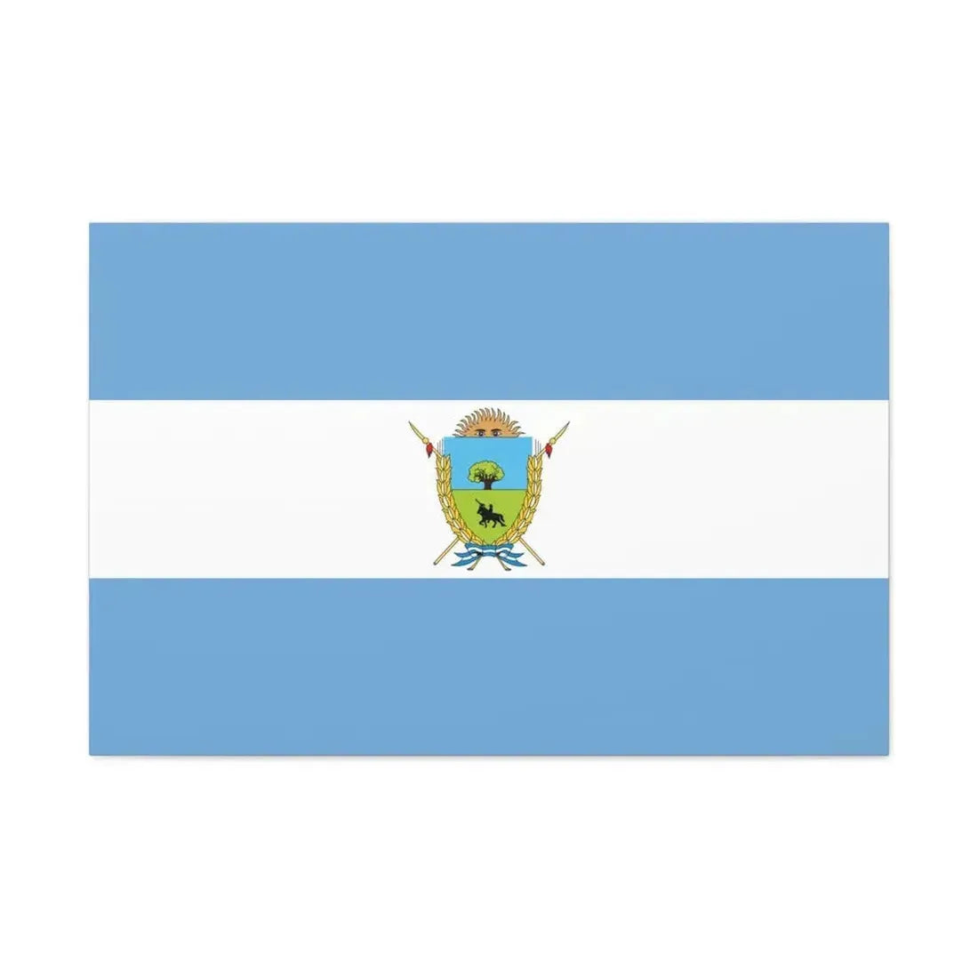 Flag of La Pampa Province Argentina - Canvas Wall Art - The Sticker Space