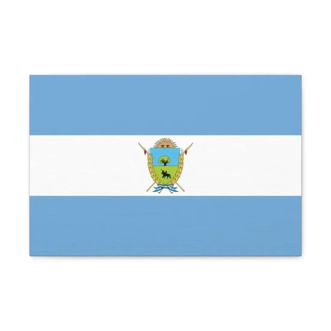 Flag of La Pampa Province Argentina - Canvas Wall Art - The Sticker Space